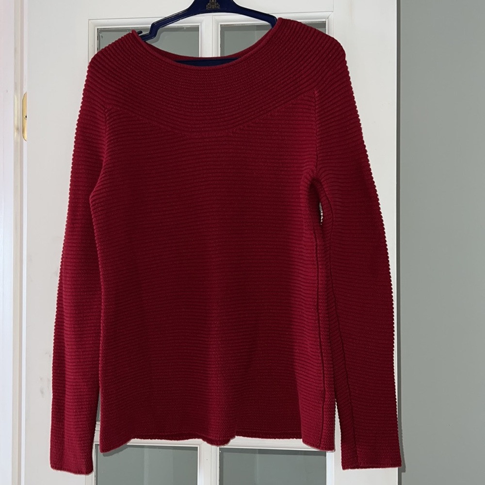 Talbots small, ribbed, scooped neck Sweater - Picture 2 of 16